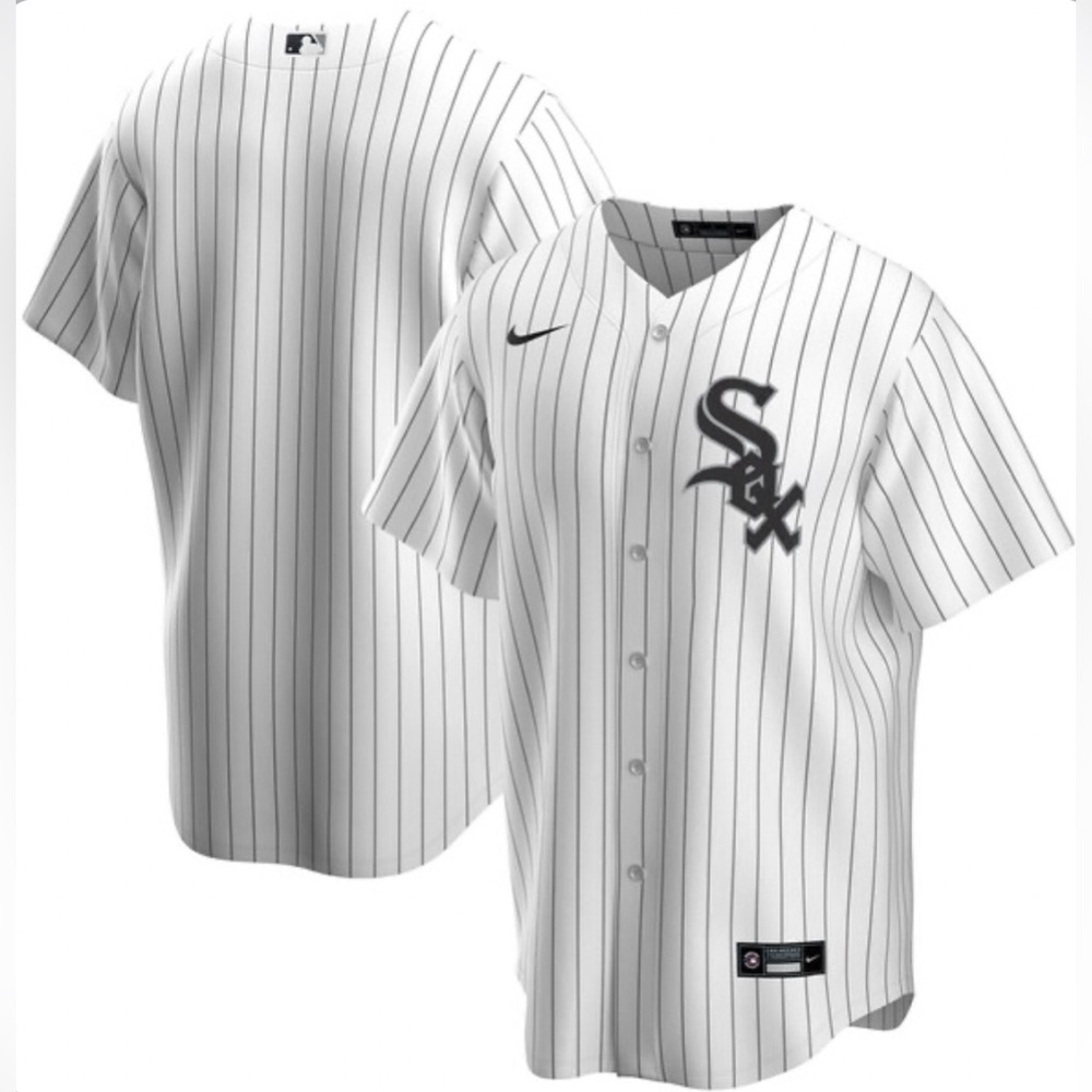 Nike Authentic Chicago White Sox MLB Baseball Jersey Pinstripe Men's Size: L